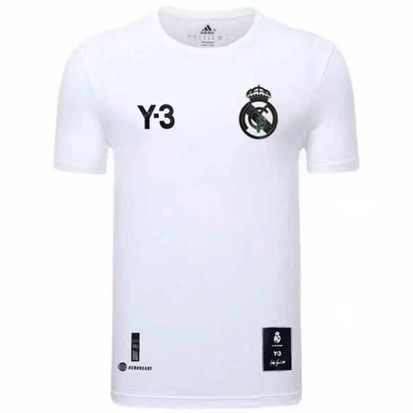 Real madrid Y-3 training soccer jersey men's white sportswear football top shirt 2022-2023